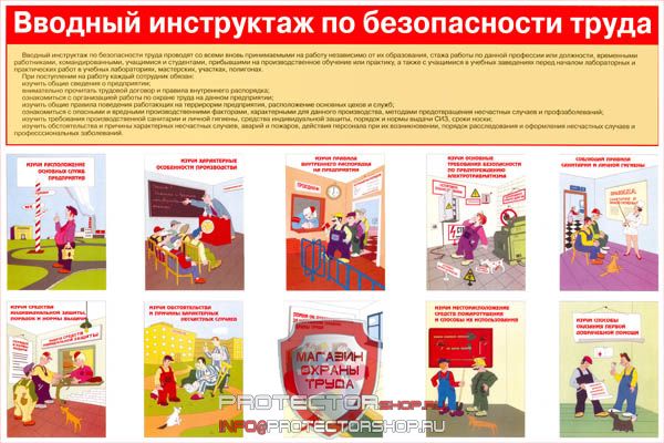 Плакаты по охране труда и технике безопасности купить в Первоуральске